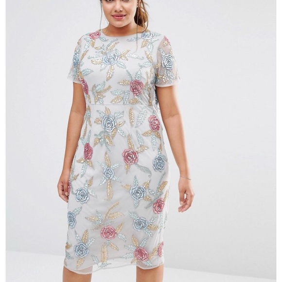 Lovedrobe Dresses & Skirts - 💕HOST PICK💕 ASOS beaded floral dress
